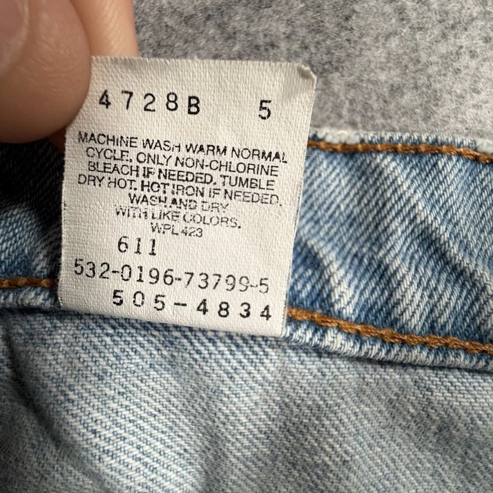 Vintage Levis Jeans Mens 31x30 (Fits 30x29) 505 Straight 90s Made in USA